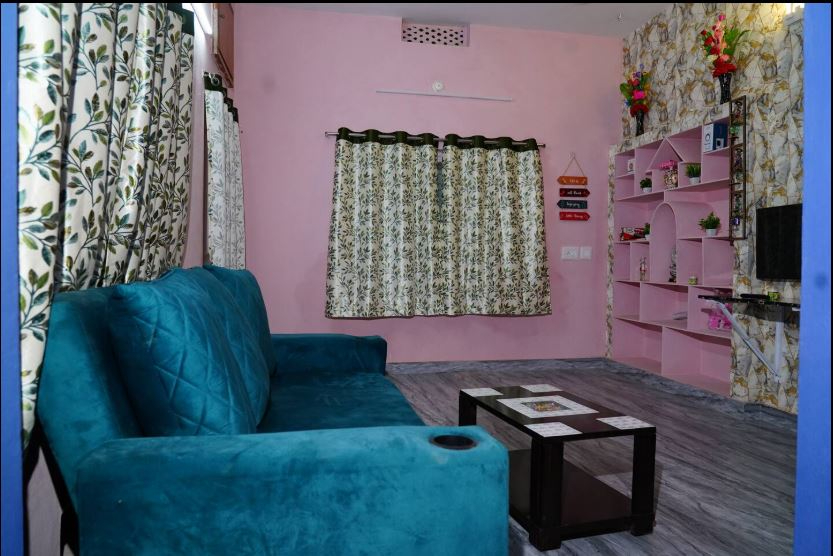 LG101 : Super 1BHK - Ground Floor, AC, Complete Kitchen, WIFI, upto 5 Guests